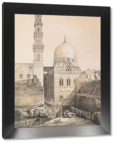 80. Mosquee et Tombeau d el Ghoury, au Kaire, 1843