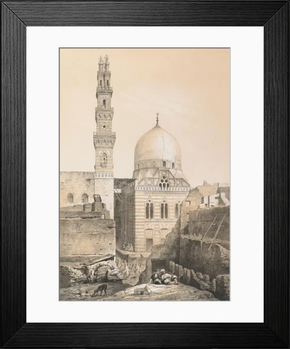 Framed Print : 80. Mosquee et Tombeau d el Ghoury, au Kaire, 1843 Framed Print : 80. Mosquee et Tombeau d el Ghoury, au Kaire, 1843