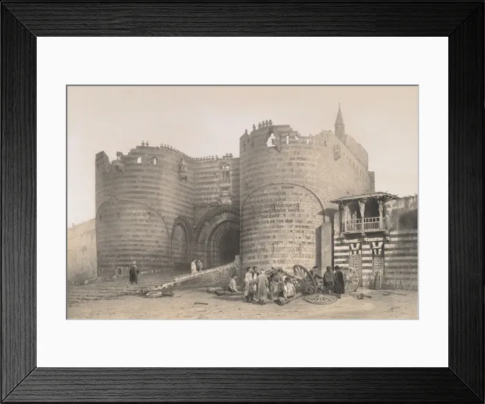 Framed Print : 56. Porte de la Citadelle, au Kaire, 1843. Creator: Joseph Philibert Girault De Prangey Framed Print : 56. Porte de la Citadelle, au Kaire, 1843. Creator: Joseph Philibert Girault De Prangey