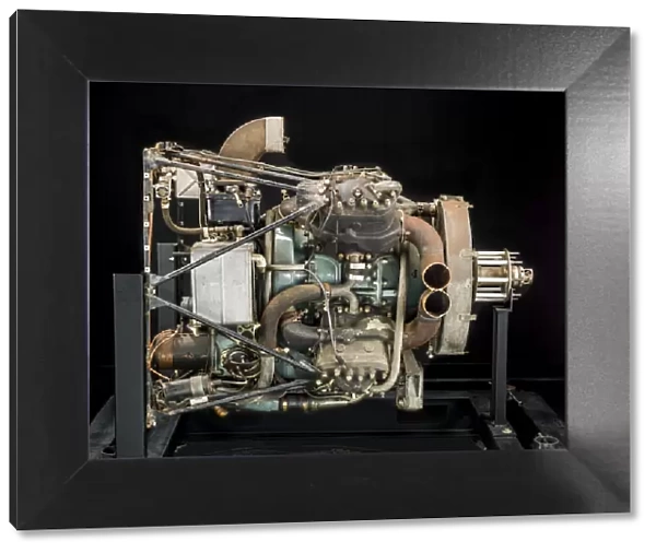 General Motors X-250, Radial 4 (8) Engine, ca. 1940. Creator: General Motors