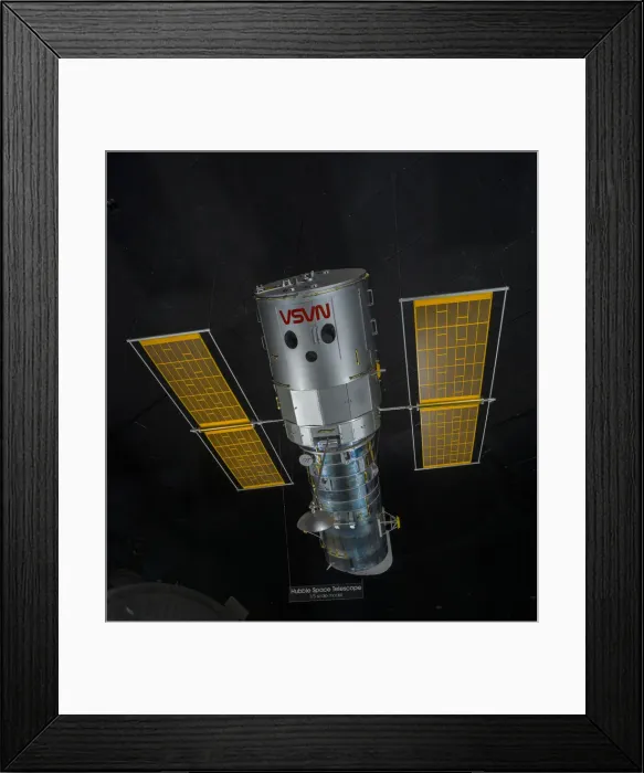 Framed Print : Model, 1: 5, Hubble Space Telescope, 1983. Creator: Lockheed Martin Framed Print : Model, 1: 5, Hubble Space Telescope, 1983. Creator: Lockheed Martin