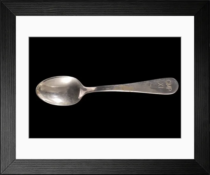 Framed Print : Spoon used by Command Module Pilot, Apollo 11, 1969. Creator: Silco Stainless USA