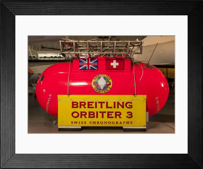 Framed Print : Gondola, Breitling Orbiter 3, 1990s. Creator: Cameron Balloons Framed Print : Gondola, Breitling Orbiter 3, 1990s. Creator: Cameron Balloons