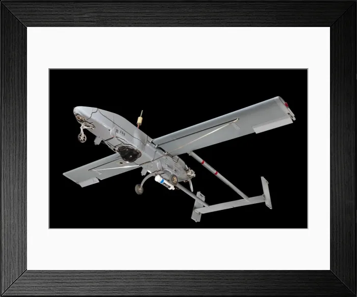 Framed Print : Pioneer RQ-2A UAV, 1985. Creator: Pioneer UAV Inc Framed Print : Pioneer RQ-2A UAV, 1985. Creator: Pioneer UAV Inc