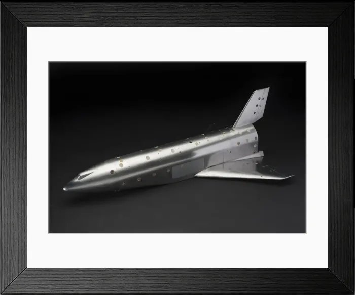 Framed Print : Model, Wind Tunnel, Convair Space Shuttle, 2007. Creator: General Dynamics Corporation Framed Print : Model, Wind Tunnel, Convair Space Shuttle, 2007. Creator: General Dynamics Corporation