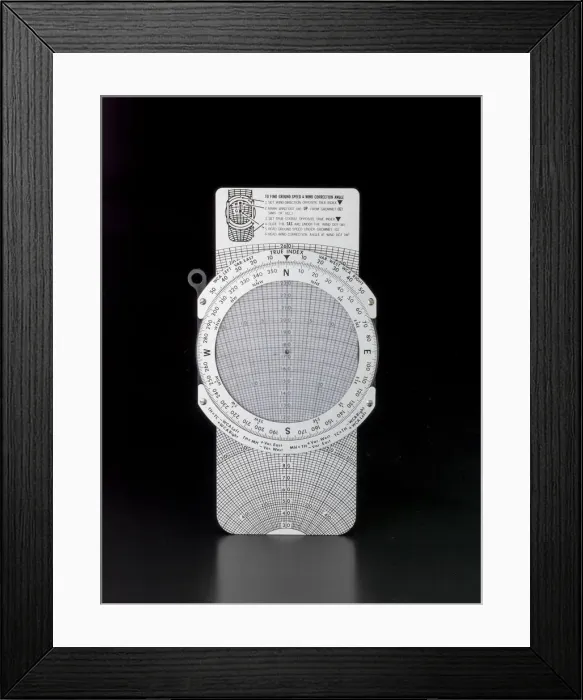 Framed Print : Dead reckoning computer owned by Sally Ride. Creator: Telex Communications Inc Framed Print : Dead reckoning computer owned by Sally Ride. Creator: Telex Communications Inc