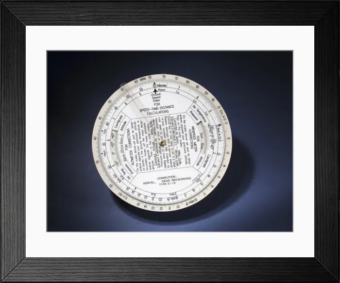 Framed Print : Computer, Weems E-1B Navigational. Creator: Weems System of Navigation Framed Print : Computer, Weems E-1B Navigational. Creator: Weems System of Navigation