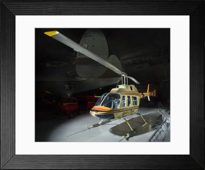 Framed Print : Bell 206L-1 LongRanger II Spirit of Texas, 1982 Framed Print : Bell 206L-1 LongRanger II Spirit of Texas, 1982
