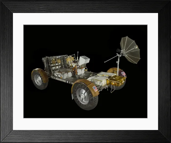 Framed Print : Lunar Roving Vehicle, Qualification Test Unit, 1970s. Creator: Boeing Aircraft Co Framed Print : Lunar Roving Vehicle, Qualification Test Unit, 1970s. Creator: Boeing Aircraft Co