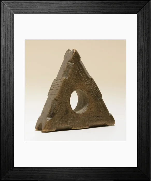 Framed Print : Weight, 15th-early 18th century. Creator: Unknown Framed Print : Weight, 15th-early 18th century. Creator: Unknown