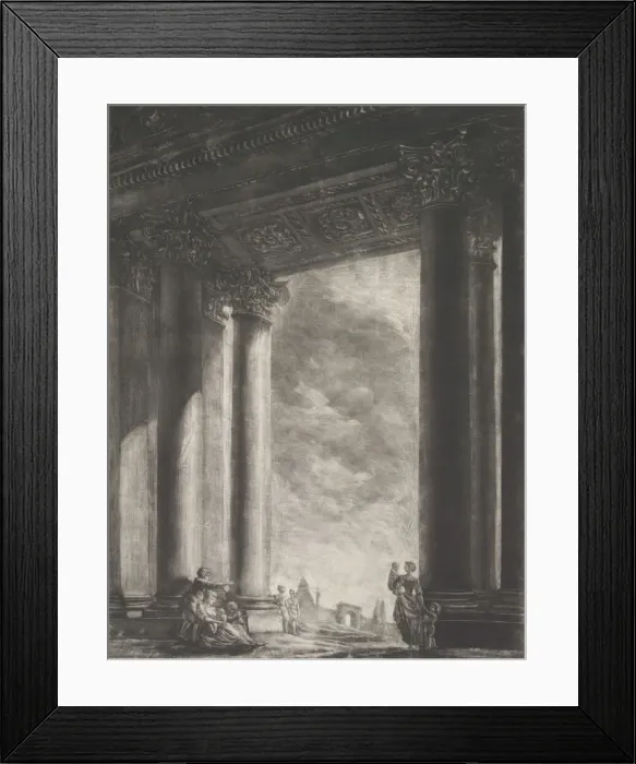 Framed Print : A View of the Vestibule of Santa Maria Maggiore at Rome, 1765-67 Framed Print : A View of the Vestibule of Santa Maria Maggiore at Rome, 1765-67