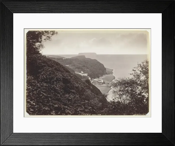 Framed Print : Clovelly from the Hobby, 1860 / 94. Creator: Francis Bedford Framed Print : Clovelly from the Hobby, 1860 / 94. Creator: Francis Bedford