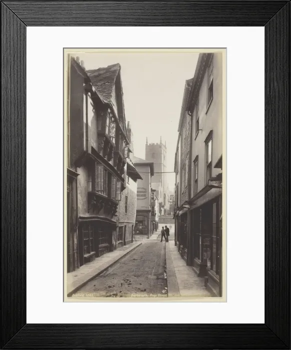 Framed Print : Dartmouth, Foss Street, 1860 / 94. Creator: Francis Bedford Framed Print : Dartmouth, Foss Street, 1860 / 94. Creator: Francis Bedford
