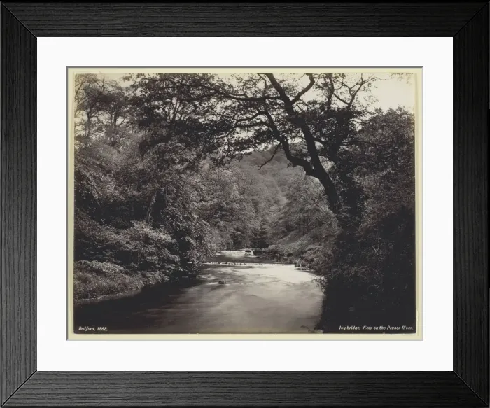 Framed Print : Ivy Bridge, View on the Prysor River, 1860 / 94. Creator: Francis Bedford Framed Print : Ivy Bridge, View on the Prysor River, 1860 / 94. Creator: Francis Bedford