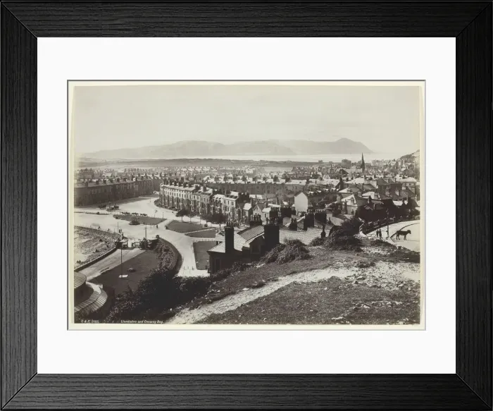 Framed Print : Llandudno and Conway Bay, 1860 / 94. Creator: Francis Bedford Framed Print : Llandudno and Conway Bay, 1860 / 94. Creator: Francis Bedford