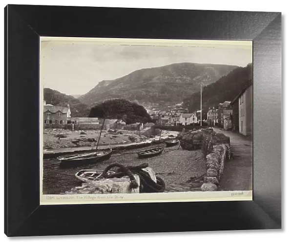 Lynmouth, The Village from the Quay, 1860  /  94. Creator: Francis Bedford