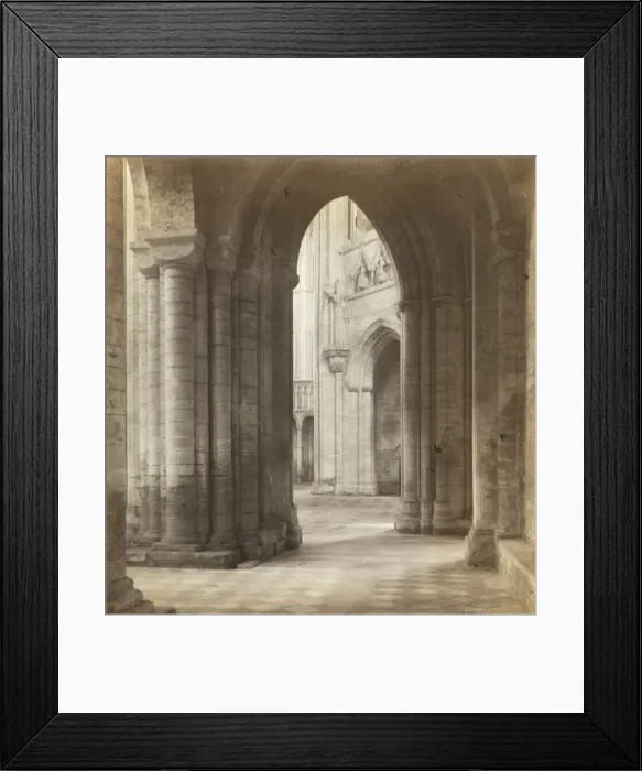 Framed Print : Ely Cathedral: Late Afternoon Across the Transepts, c. 1891 Framed Print : Ely Cathedral: Late Afternoon Across the Transepts, c. 1891