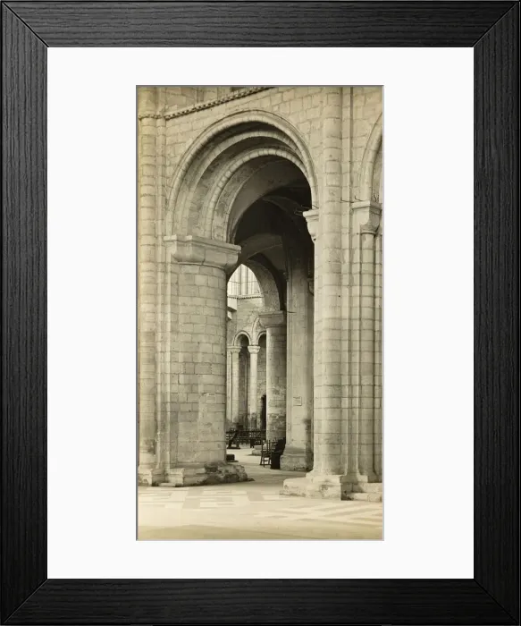 Framed Print : Ely Cathedral: Nave into North Transept, 1891. Creator: Frederick Henry Evans Framed Print : Ely Cathedral: Nave into North Transept, 1891. Creator: Frederick Henry Evans