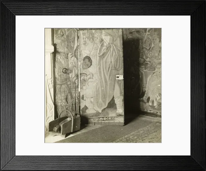 Framed Print : Kelmscott Manor: In the Tapestry Room, 1896. Creator: Frederick Henry Evans Framed Print : Kelmscott Manor: In the Tapestry Room, 1896. Creator: Frederick Henry Evans