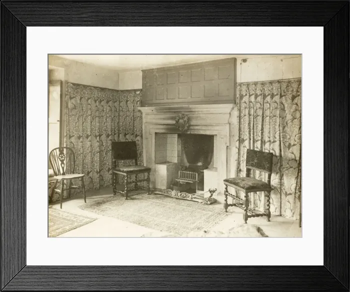 Framed Print : Kelmscott Manor: The Green Room, 1896. Creator: Frederick Henry Evans Framed Print : Kelmscott Manor: The Green Room, 1896. Creator: Frederick Henry Evans