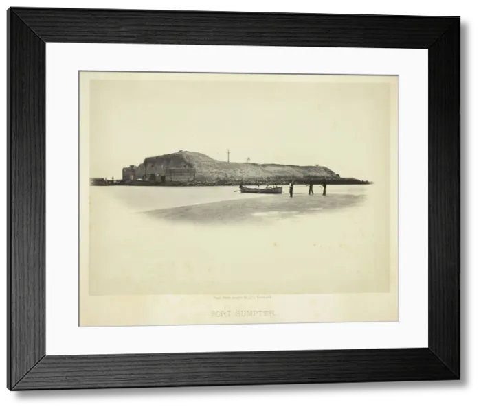 Framed Print : Fort Sumpter, 1865 / 66. Creator: George N. Barnard Framed Print : Fort Sumpter, 1865 / 66. Creator: George N. Barnard