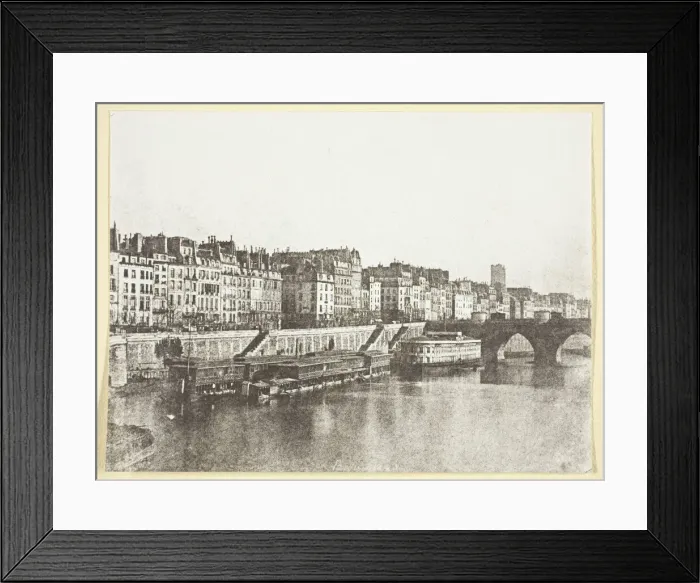 Framed Print : Le Pont-Neuf, les quais, les bains A la Samaritaine'et la Tour St Jacques Framed Print : Le Pont-Neuf, les quais, les bains A la Samaritaine'et la Tour St Jacques