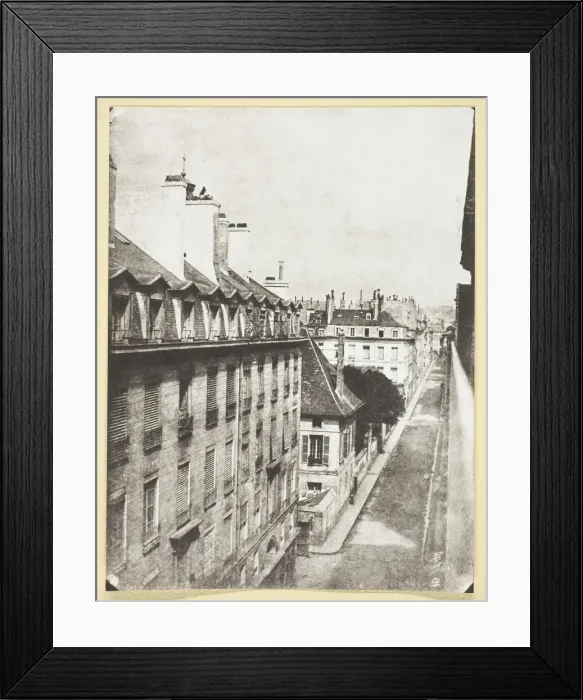 Framed Print : Rue Cambon, 1846, printed 1965. Creator: Hippolyte Bayard Framed Print : Rue Cambon, 1846, printed 1965. Creator: Hippolyte Bayard