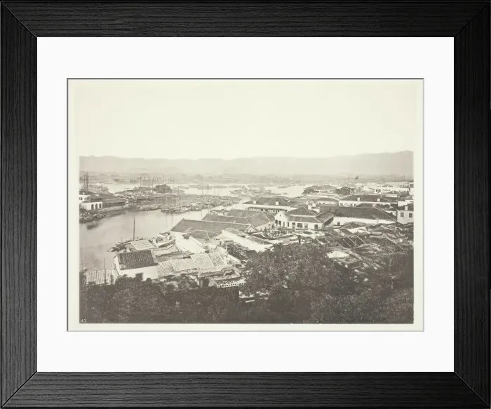 Framed Print : Foochow Foreign Settlement, c. 1868. Creator: John Thomson Framed Print : Foochow Foreign Settlement, c. 1868. Creator: John Thomson