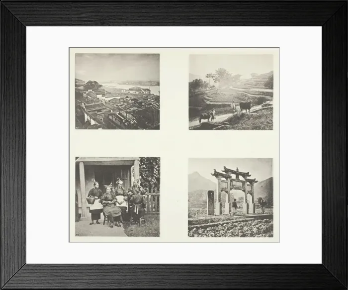 Framed Print : Part of Foochow Foreign Settlement; Terracing Hills; Foochow Field Women; A Memorial Arch Framed Print : Part of Foochow Foreign Settlement; Terracing Hills; Foochow Field Women; A Memorial Arch