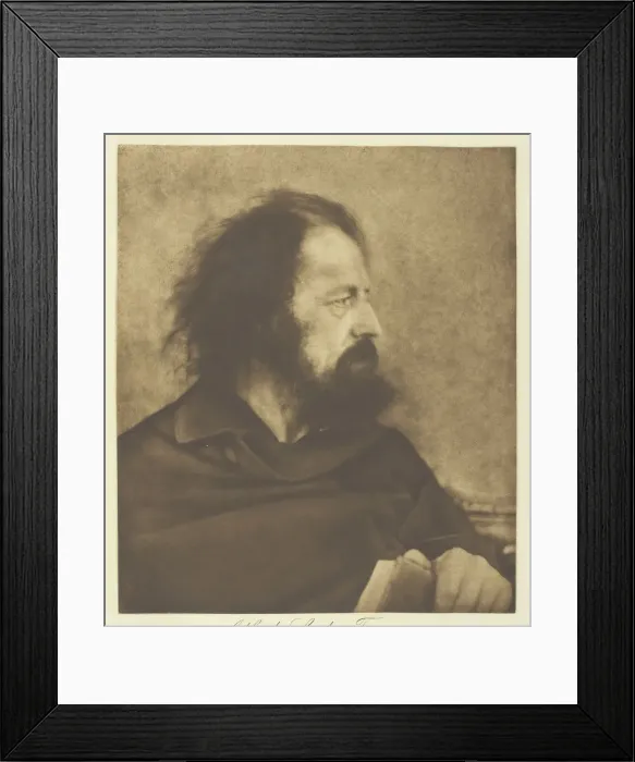 Framed Print : Alfred, Lord Tennyson (Dirty Monk), 1865, printed c. 1893