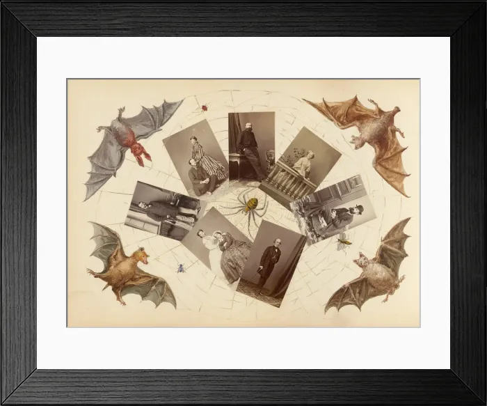 Framed Print : The Madame B Album, 1870s. Creator: Marie Blanche Hennelle Fournier Framed Print : The Madame B Album, 1870s. Creator: Marie Blanche Hennelle Fournier