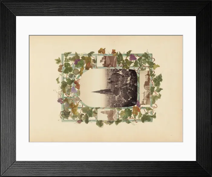 Framed Print : The Madame B Album, 1870s. Creator: Marie Blanche Hennelle Fournier Framed Print : The Madame B Album, 1870s. Creator: Marie Blanche Hennelle Fournier
