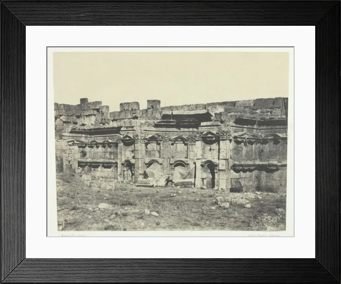 Framed Print : Baalbeck, Interieur De L Enceinte Des Temples Du Soleil Et De Jupiter;Syrie Framed Print : Baalbeck, Interieur De L Enceinte Des Temples Du Soleil Et De Jupiter;Syrie