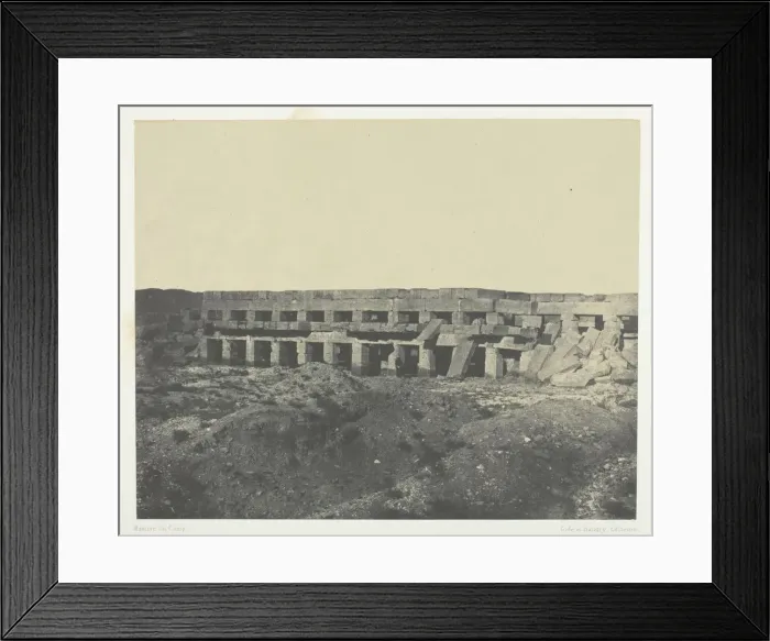 Framed Print : Palais de Karnak, Appartements Prives du Palais, Promenoir de Tothmes III Framed Print : Palais de Karnak, Appartements Prives du Palais, Promenoir de Tothmes III