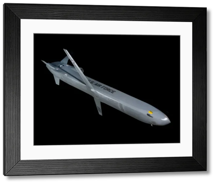 Framed Print : Missile, Cruise, Air-launched, AGM-86B, 1982. Creator: Boeing Aircraft Co Framed Print : Missile, Cruise, Air-launched, AGM-86B, 1982. Creator: Boeing Aircraft Co