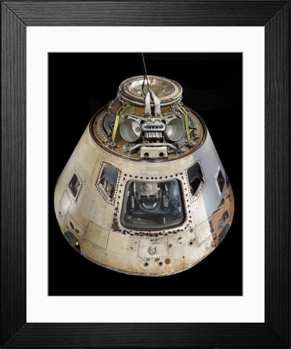Framed Print : Command Module, Skylab 4, 1973. Creator: North American Rockwell Framed Print : Command Module, Skylab 4, 1973. Creator: North American Rockwell