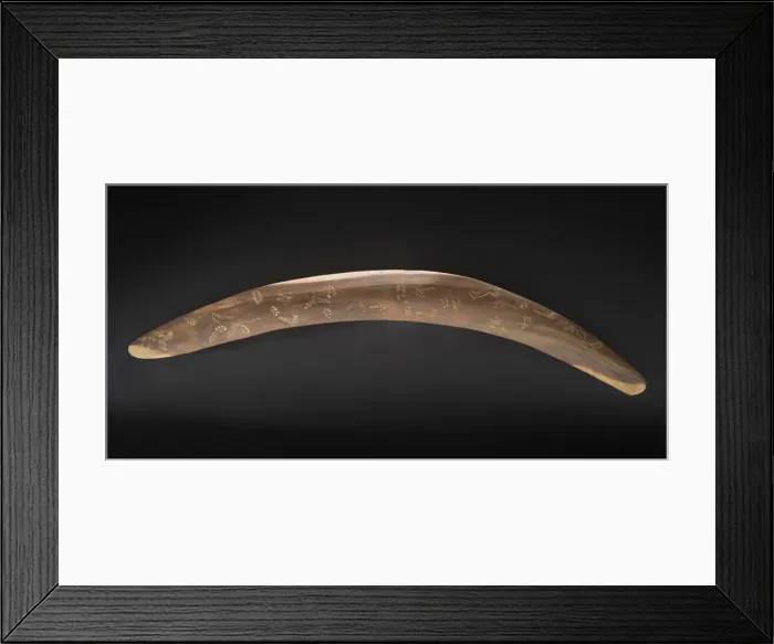 Framed Print : Boomerang, ca. 1969. Creator: Unknown Framed Print : Boomerang, ca. 1969. Creator: Unknown