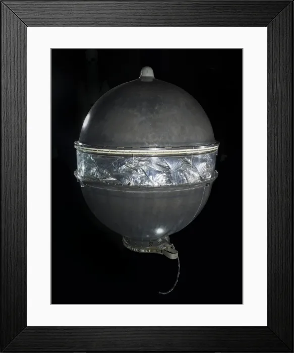 Framed Print : Communications Satellite, Echo 1, 1960. Creator: G. T. Schjeldahl Co Framed Print : Communications Satellite, Echo 1, 1960. Creator: G. T. Schjeldahl Co