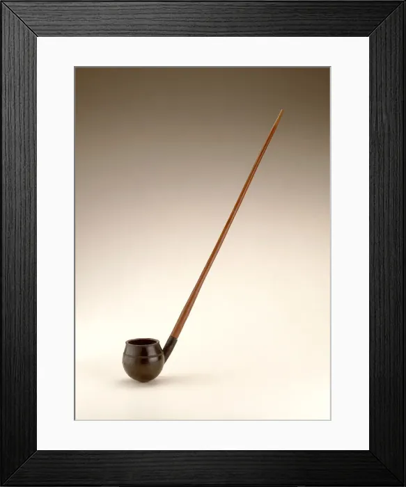 Framed Print : Pipe, Early-late 19th century. Creator: Unknown Framed Print : Pipe, Early-late 19th century. Creator: Unknown