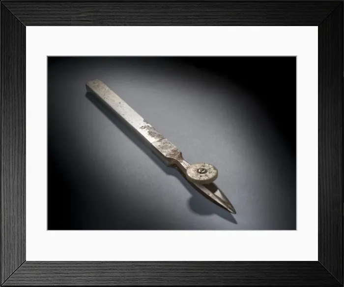 Framed Print : Drafting pen owned by William J. Powell, ca. 1920s. Creator: Unknown Framed Print : Drafting pen owned by William J. Powell, ca. 1920s. Creator: Unknown