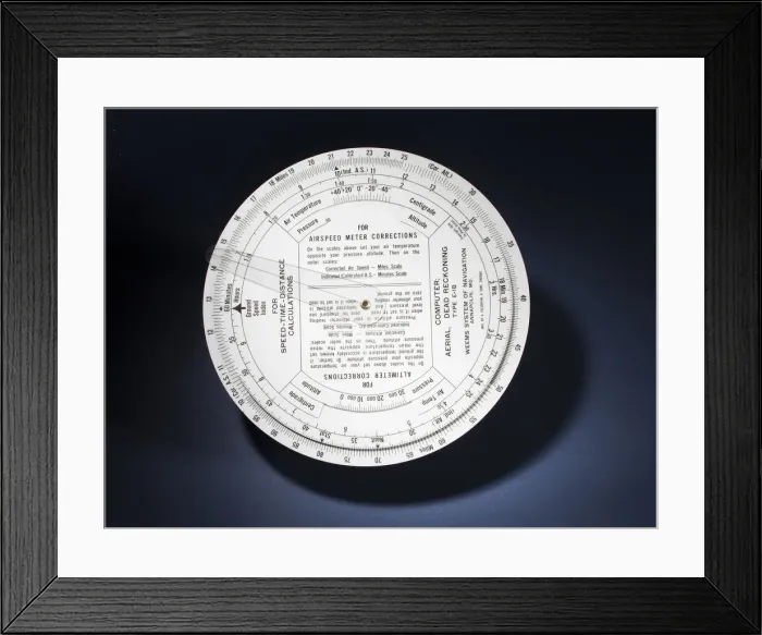 Framed Print : Computer, Weems E-1B Navigational. Creator: Weems System of Navigation Framed Print : Computer, Weems E-1B Navigational. Creator: Weems System of Navigation
