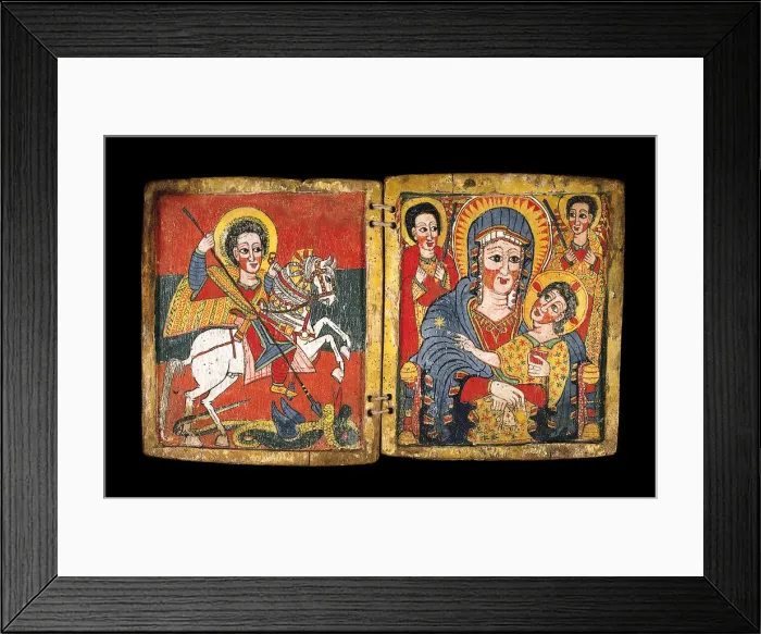 Framed Print : Icon, Late 17th century. Creator: Unknown Framed Print : Icon, Late 17th century. Creator: Unknown