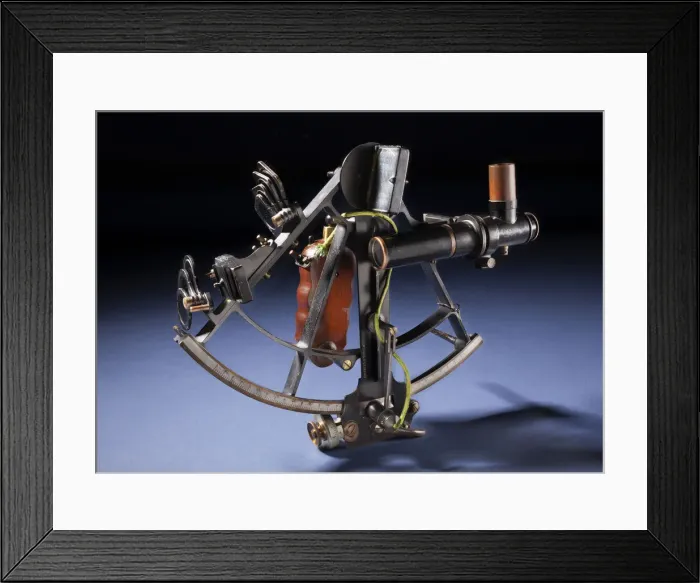 Framed Print : Sextant, Brandis, with Willson Bubble Telescope, Early, ca. 1919 Framed Print : Sextant, Brandis, with Willson Bubble Telescope, Early, ca. 1919