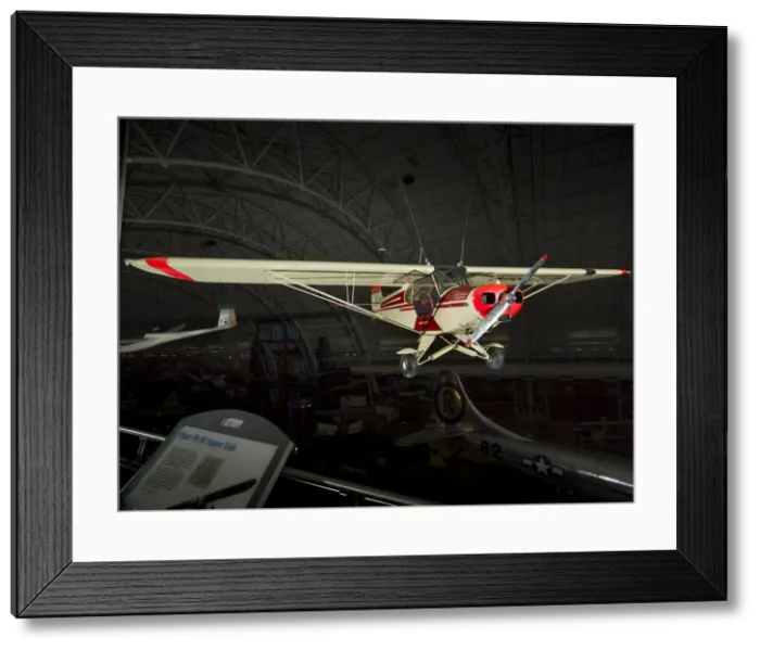 Framed Print : Piper PA-18 Super Cub, 1946. Creator: Piper Aircraft Corp Framed Print : Piper PA-18 Super Cub, 1946. Creator: Piper Aircraft Corp