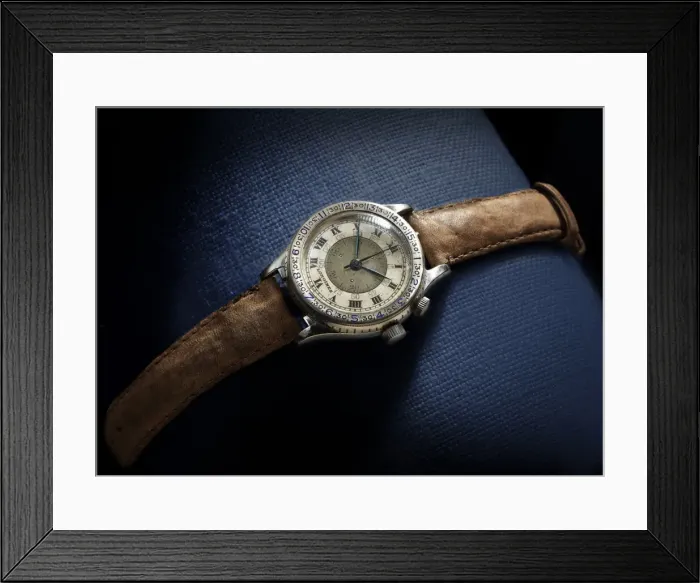 Framed Print : Hour Angle wristwatch, ca. 1927. Creator: Longines-Wittnauer Watch Co Framed Print : Hour Angle wristwatch, ca. 1927. Creator: Longines-Wittnauer Watch Co