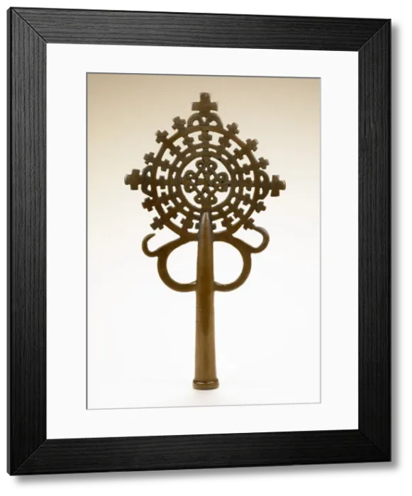 Framed Print : Processional cross, 15th century. Creator: Unknown Framed Print : Processional cross, 15th century. Creator: Unknown