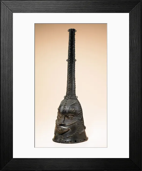 Framed Print : Crest mask, 18th century. Creator: Unknown Framed Print : Crest mask, 18th century. Creator: Unknown