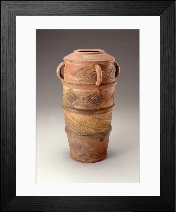 Framed Print : Grave object, ca. 1800. Creator: Unknown Framed Print : Grave object, ca. 1800. Creator: Unknown
