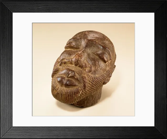 Framed Print : Head, 15th-17th century. Creator: Unknown Framed Print : Head, 15th-17th century. Creator: Unknown