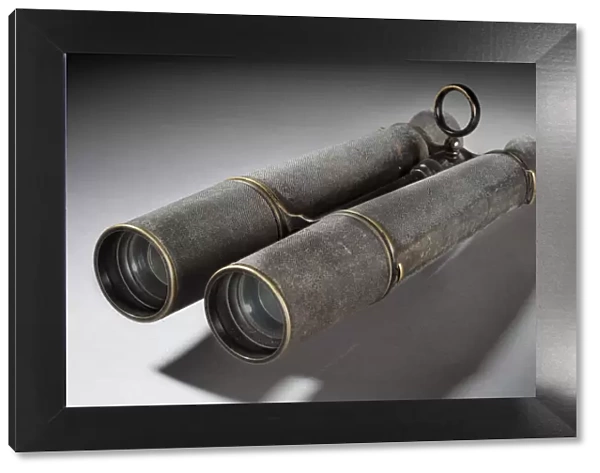 Binoculars used by Thaddeus S. C. Lowe, 1860s. Creator: Unknown